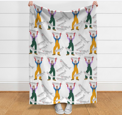 Cordiva Alaska Fisher girl Blanket