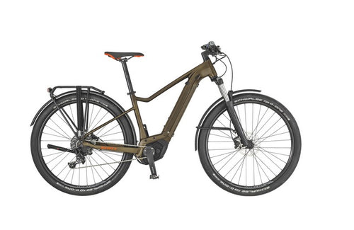 Electric-bike-axis-scott, Scott e bike, Gold/brown Cordova ak