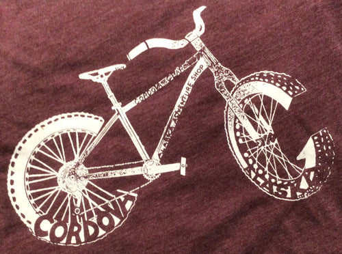 Bike-Cordova-gear-tshirt-maroon