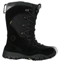 Tall Icebug Boot for Women black with laces and zipper