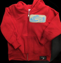 Toddler Hooded Salmon Zip Sweatshirts