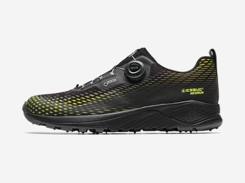 Icebugs NewRun Shoe with carbide studs and Boa lacing system and Goretex waterproof membrane