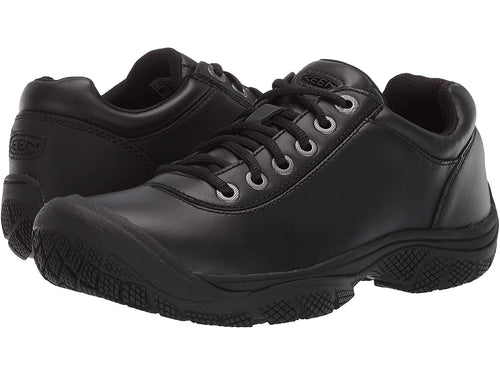 Work shoe by Keen that will keep you comfortable on long shifts, black lace oxford